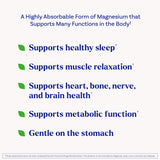 Natrol Magnesium Glycinate Capsules 240mg back view