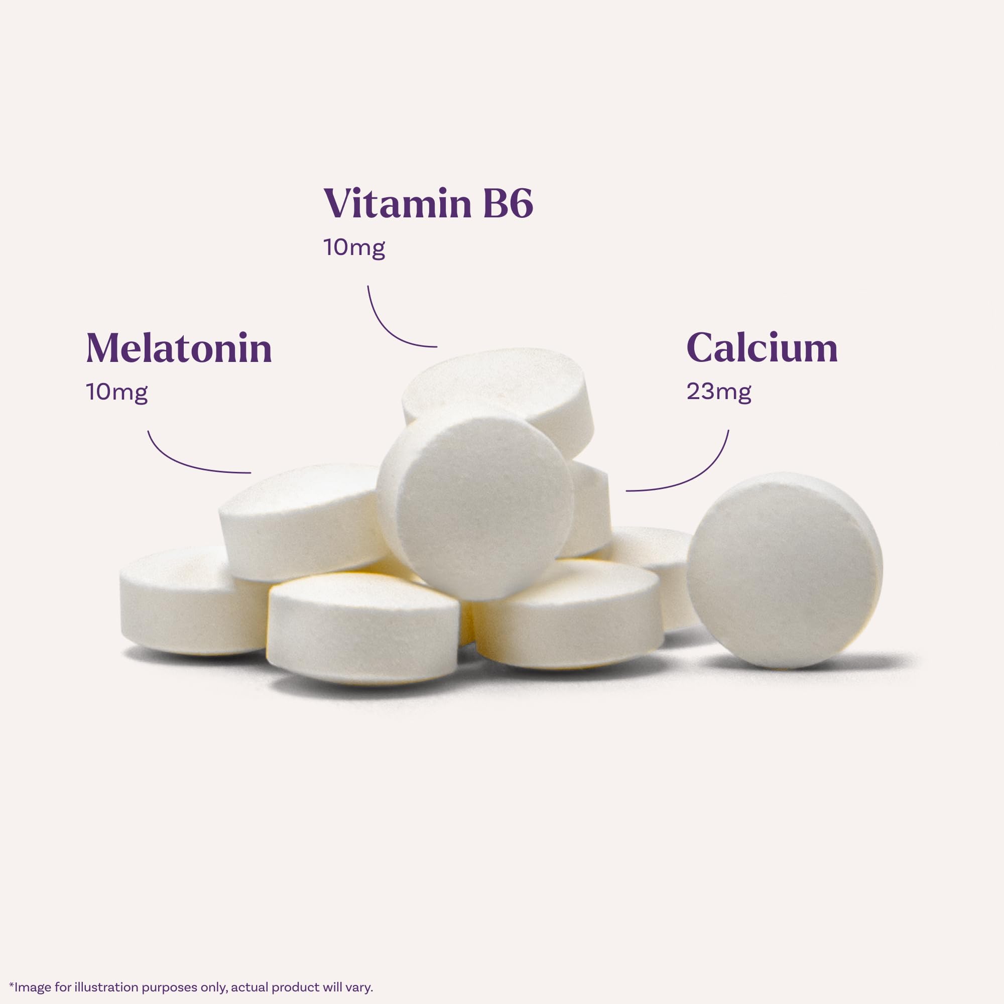 Natrol Melatonin 10 mg Time Release tablets on a white background