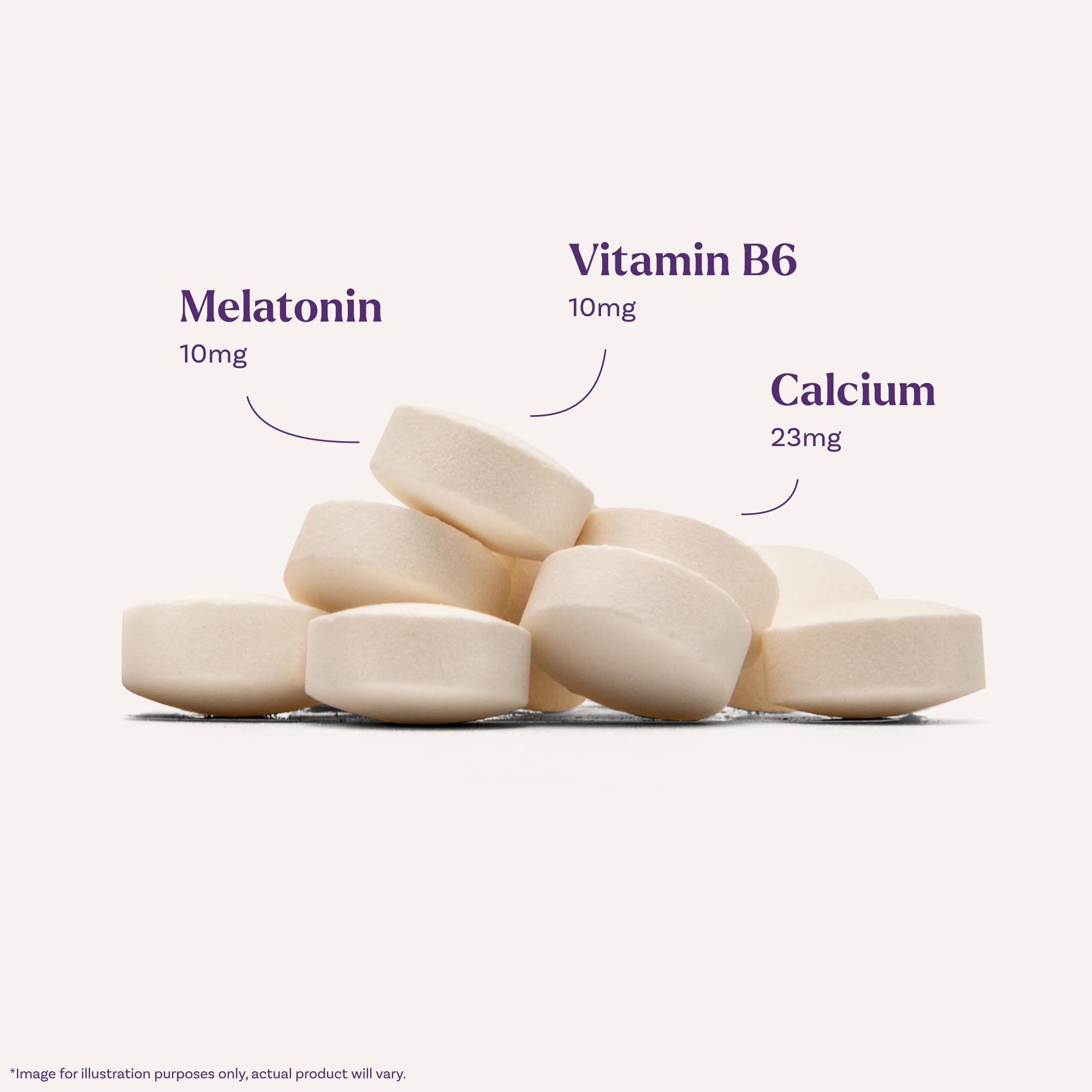 Natrol Melatonin 10mg Time Release Sleep Aid back view, ingredient list