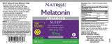 Natrol Melatonin 181g back label