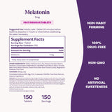 Natrol Melatonin 3 mg Fast Dissolve Tablets in hand