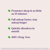 Natrol Melatonin 5 mg Fast Dissolve Tablets showing strawberry flavour