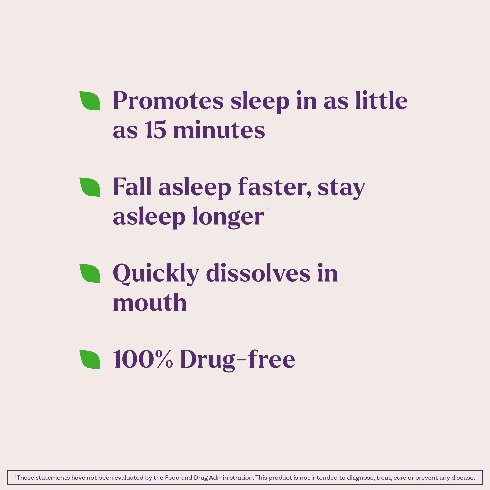 Natrol Melatonin 5 mg Fast Dissolve Tablets Strawberry flavour back view