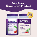 Natrol Melatonin Gummies 5mg packaging with 60 gummies