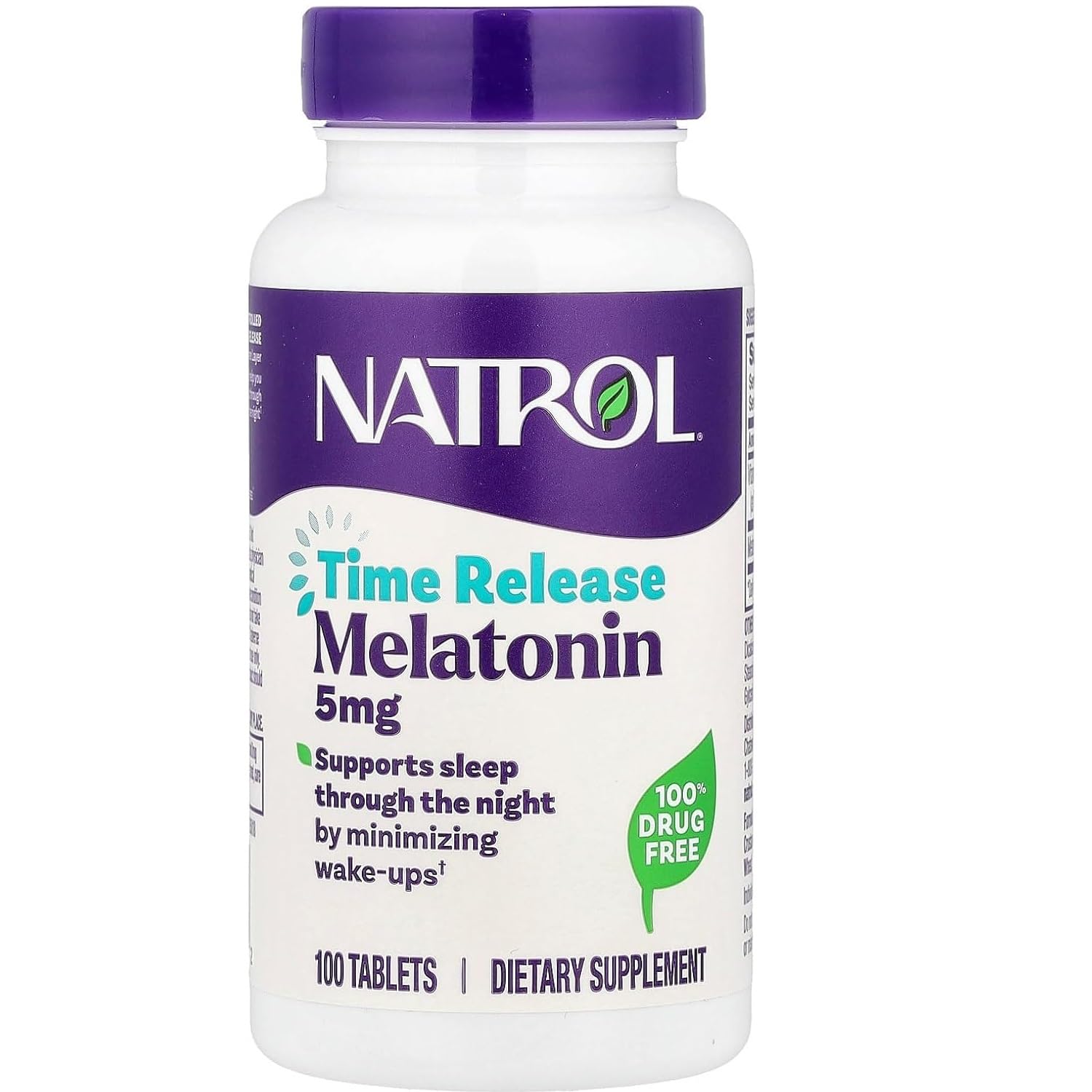 Natrol Melatonin Sleep Supplement front view with packaging