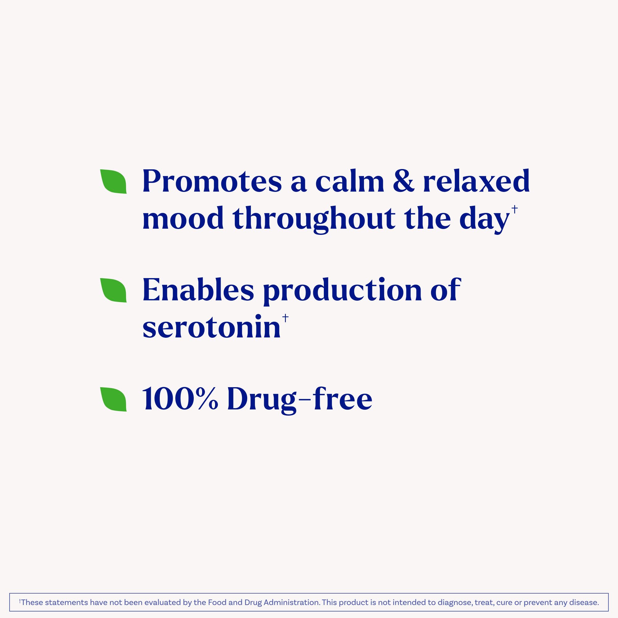 Natrol Mood + Stress 5-HTP 100mg Capsules back view