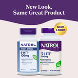 Natrol Mood + Stress 5-HTP 100mg Capsules side view