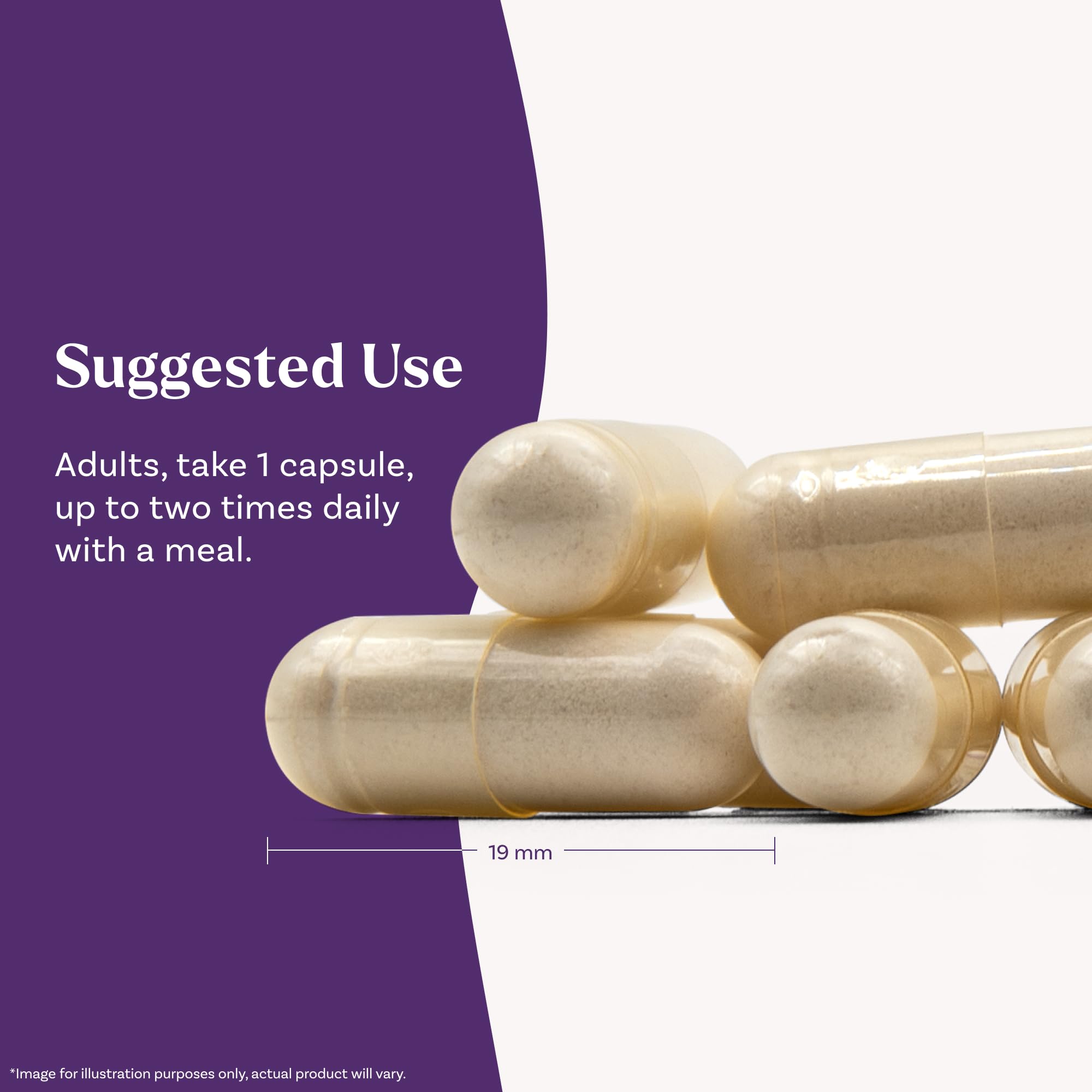 Natrol Mood + Stress 5-HTP 100mg Capsules with nutritional information
