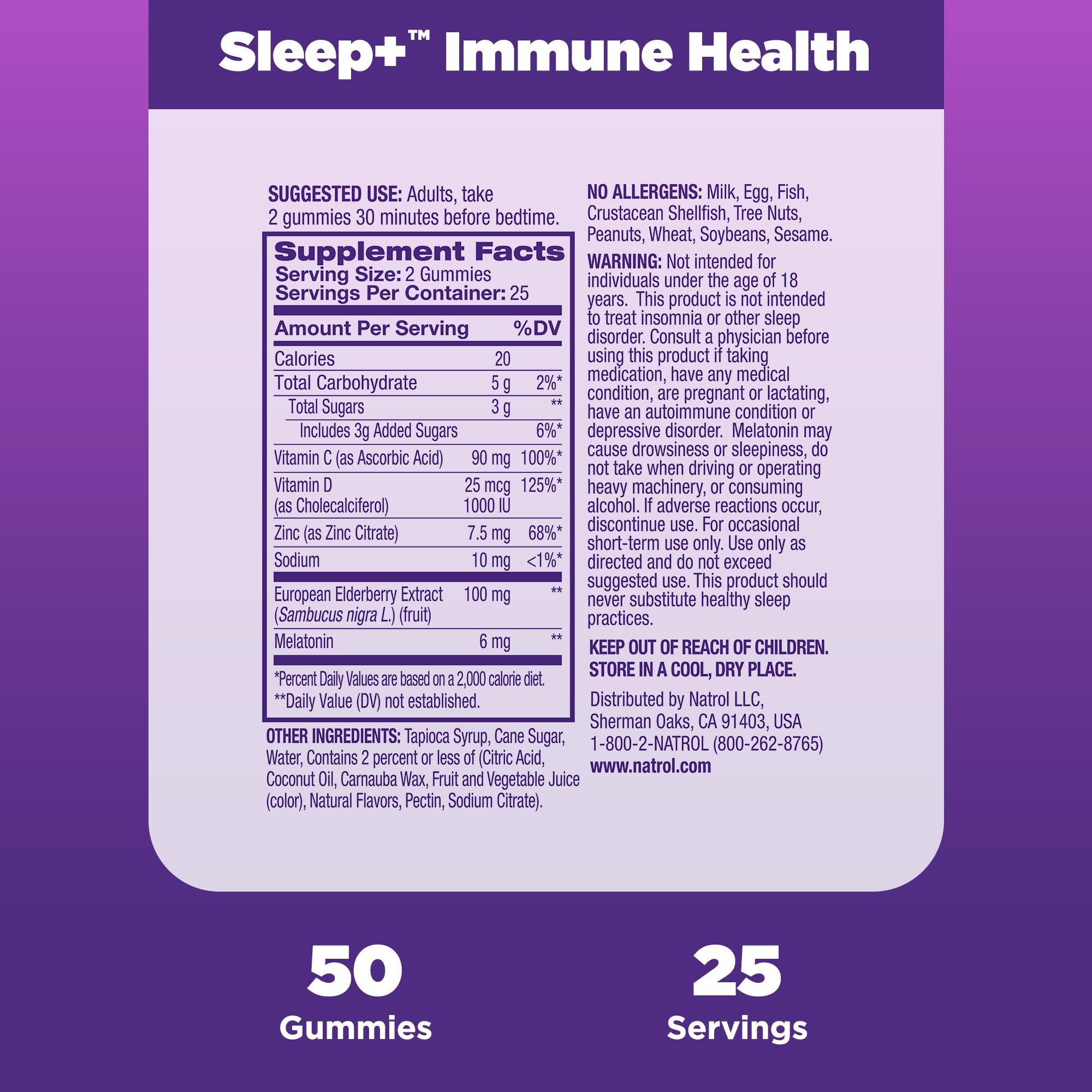 Natrol Sleep+ daily wellness Health Gummies in a lifestyle setting