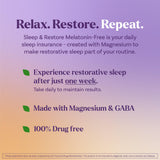 Natrol Sleep & Restore Capsules bottle side view