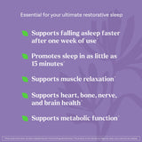Natrol Sleep + Restore Gummies 5mg Melatonin back view