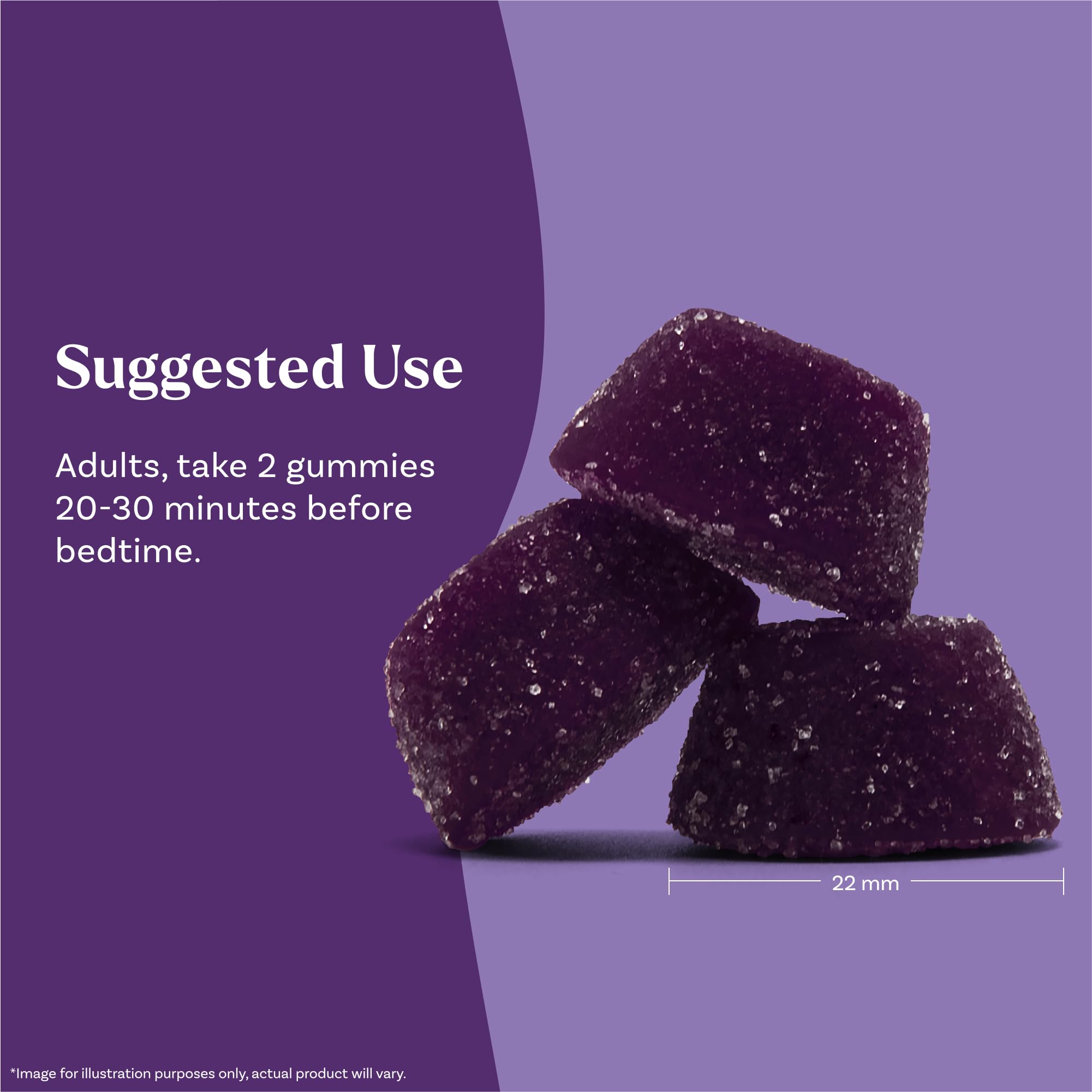 Natrol Sleep + Restore Gummies 5mg Melatonin with a glass of water