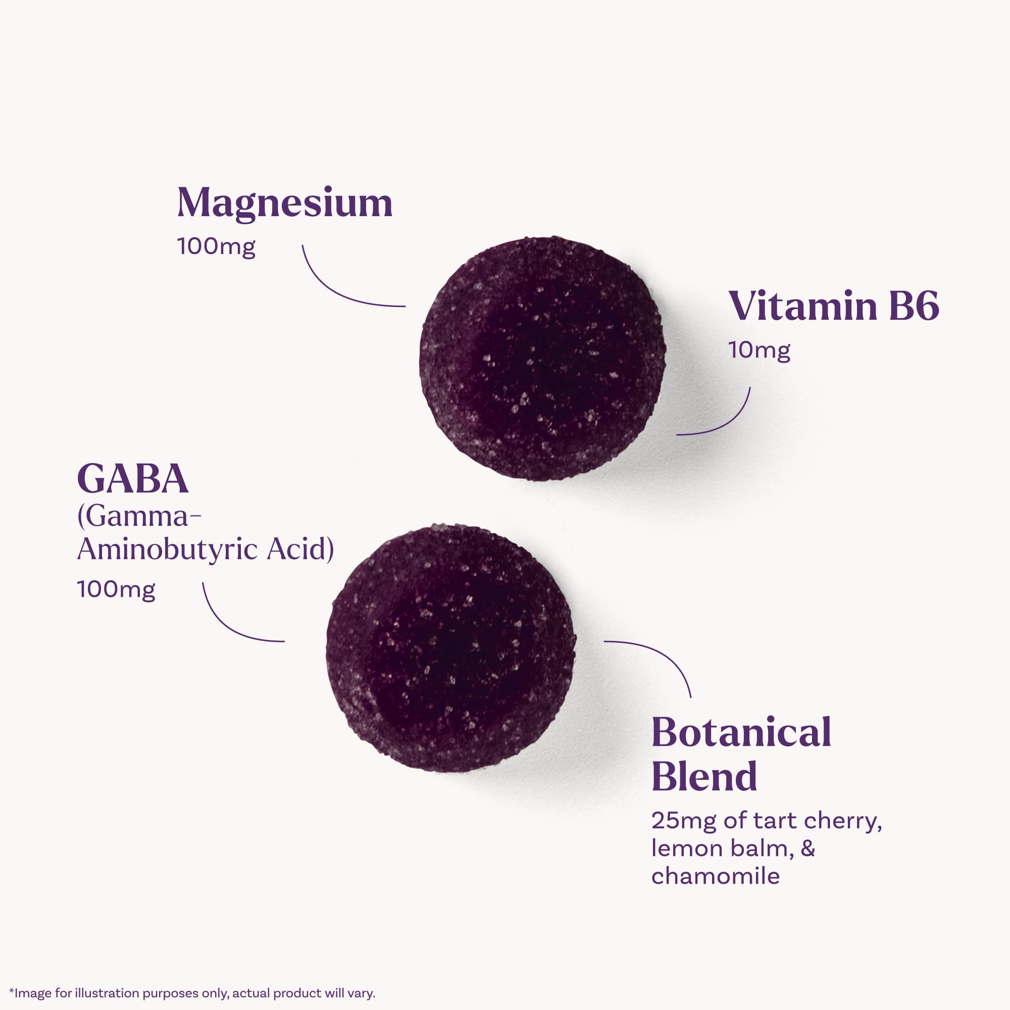 Natrol Sleep & Restore Gummies with ingredients list