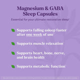 Natrol Sleep & Restore Magnesium Glycinate Capsules side view