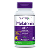 Natrol Time-Release Melatonin 5 mg Tablets front view, 100 count pack