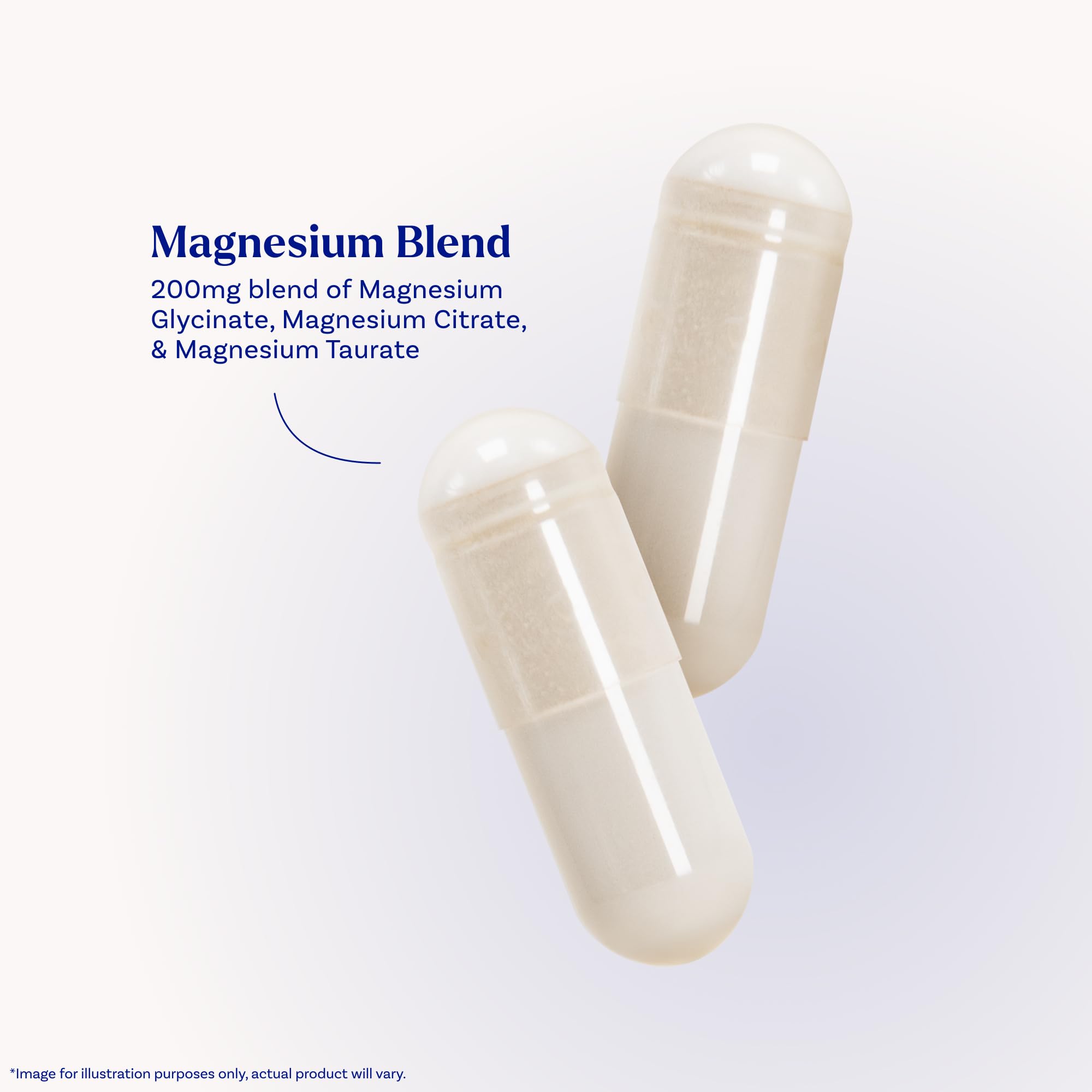 Natrol Triple Magnesium Complex 200mg capsules back view