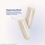 Natrol Triple Magnesium Complex 200mg capsules back view