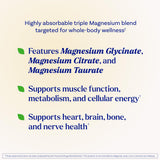 Natrol Triple Magnesium Complex 200mg capsules side view