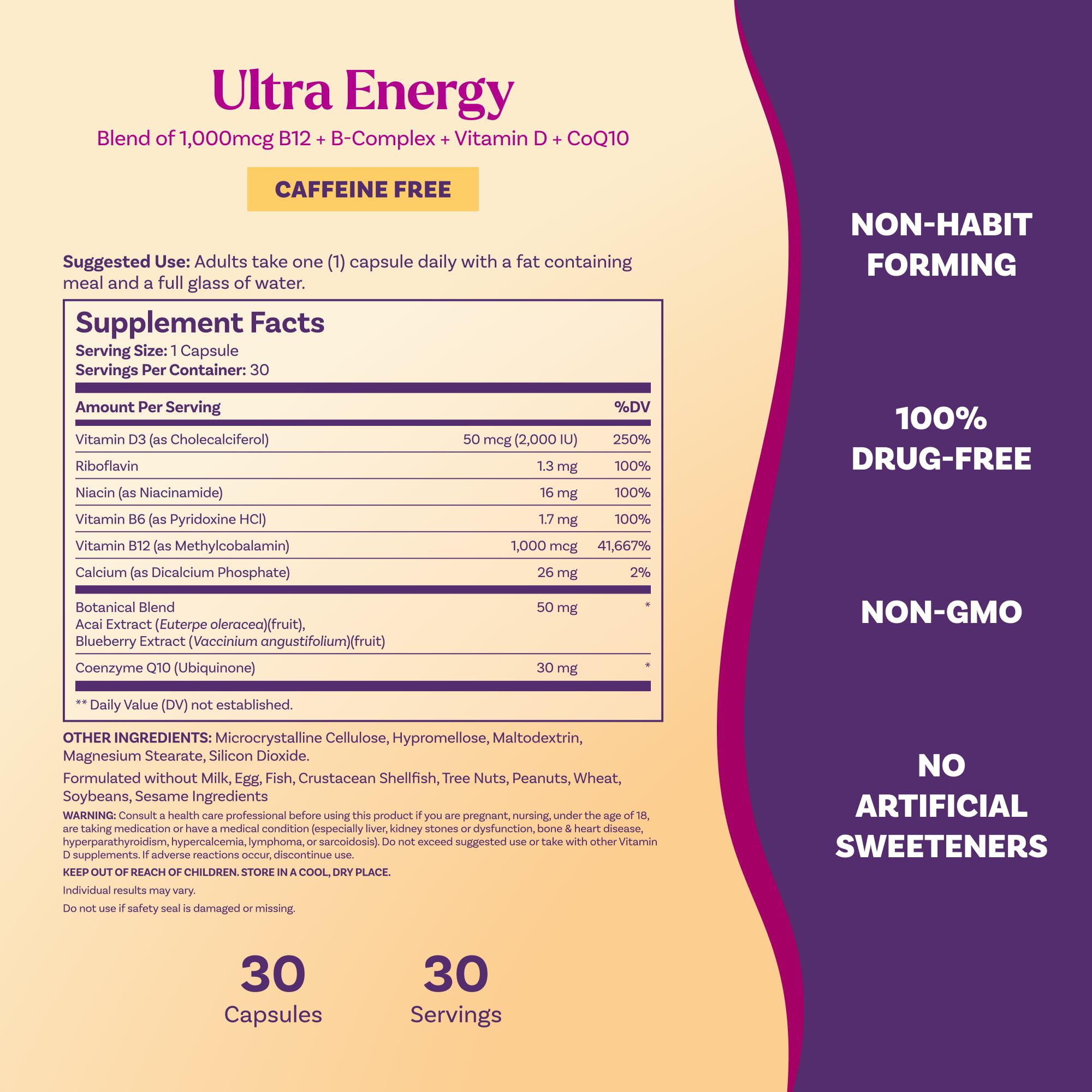 Natrol Ultra Energy 4-in-1 Capsules in a lifestyle setting