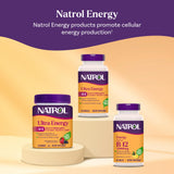 Natrol Ultra Energy Gummies with a measuring spoon for serving size
