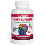 Nattura 5-HTP Mood Support Supplement front view with packaging