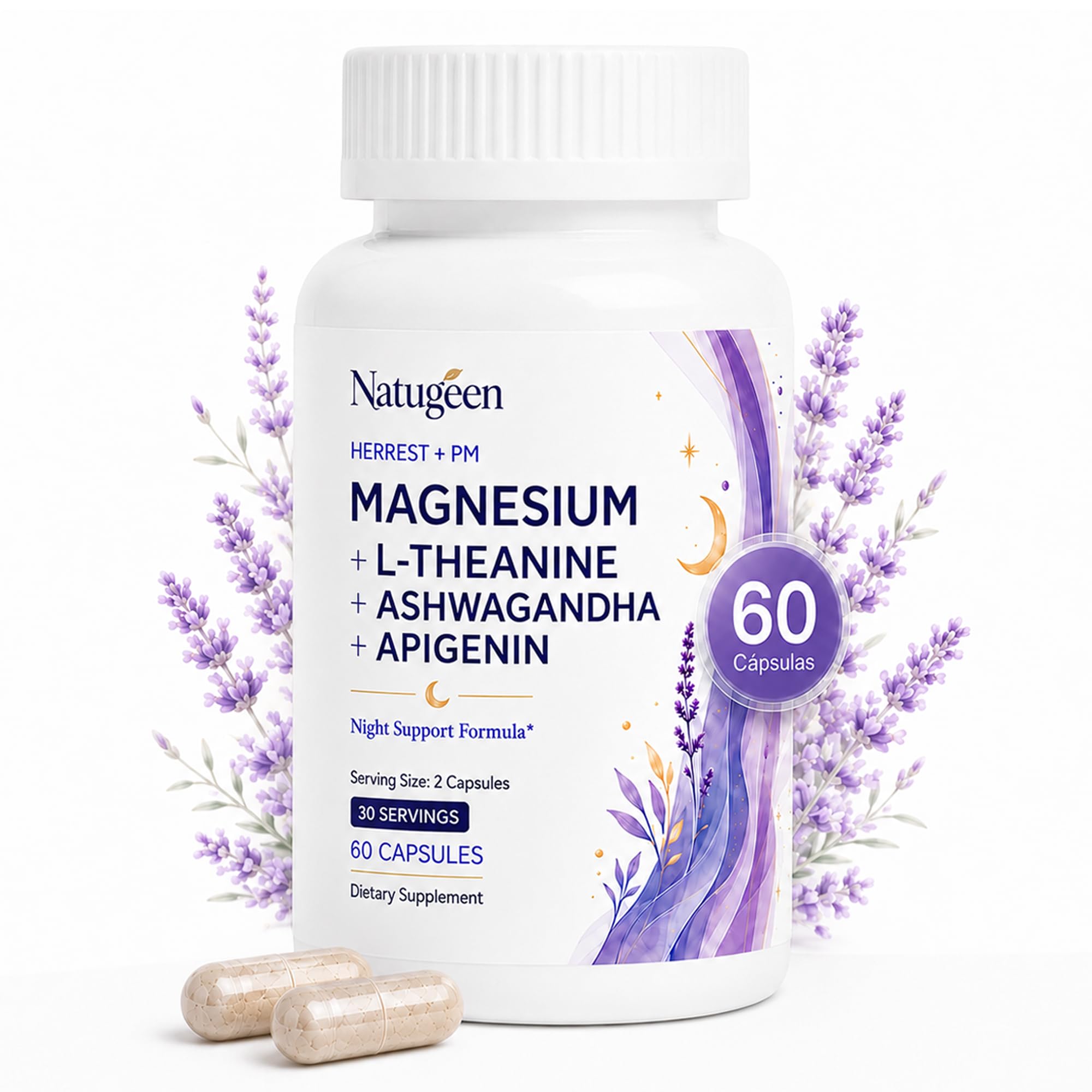 NATUGEEN Magnesium Complex 60 capsules front view