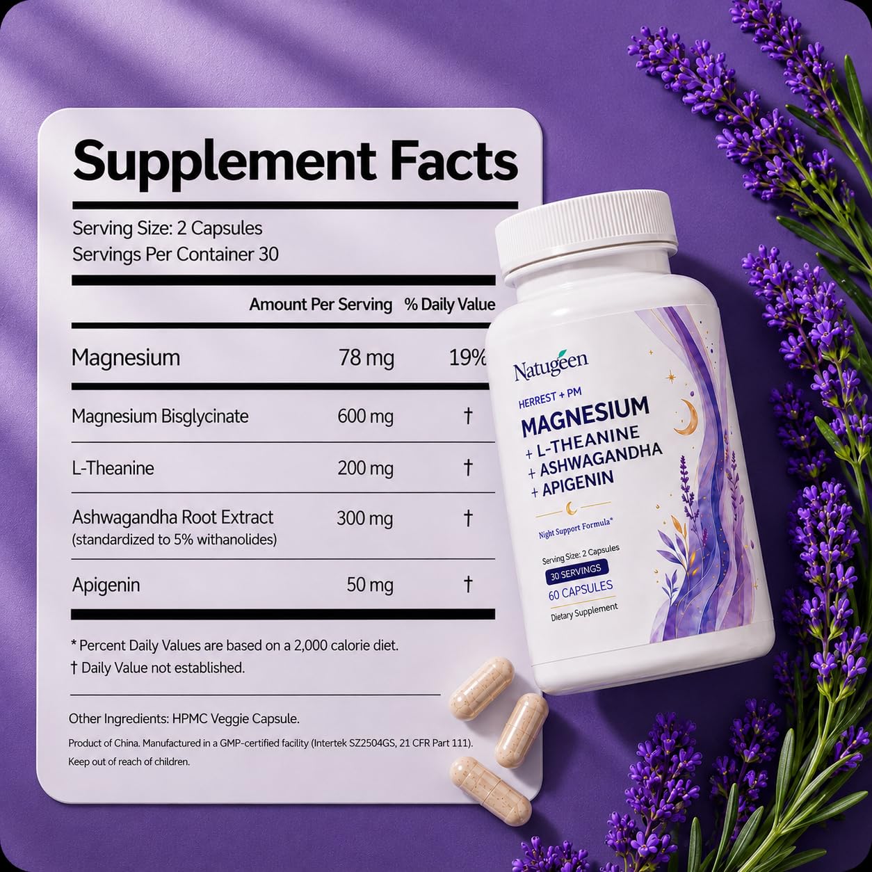 NATUGEEN Magnesium Complex packaging details