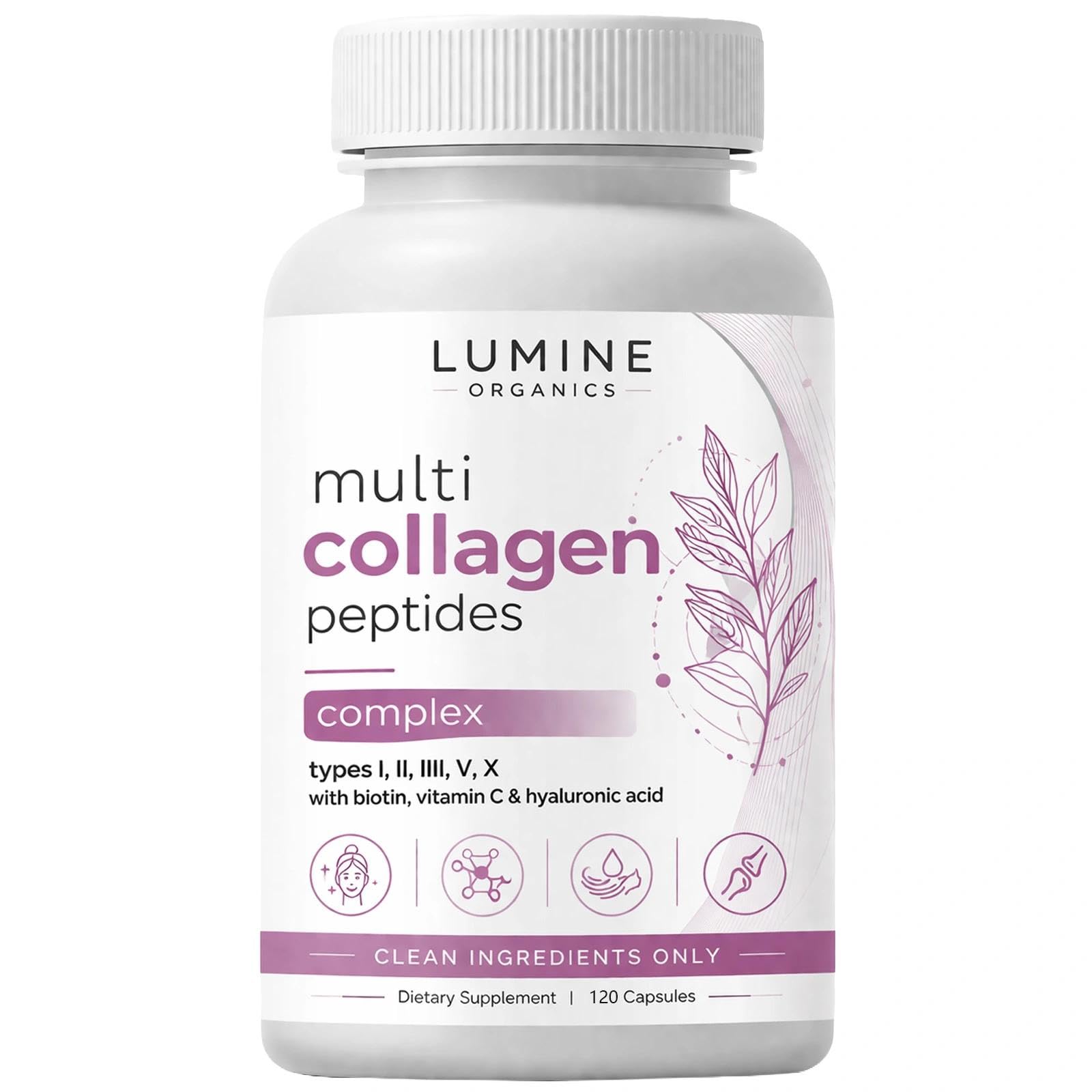 Natura Derm Collagen Capsules front view with packaging