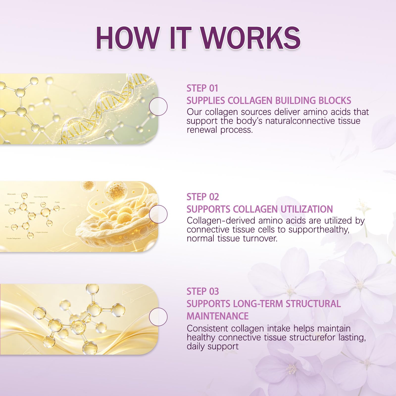 Natura Derm Collagen Capsules open bottle showing capsules