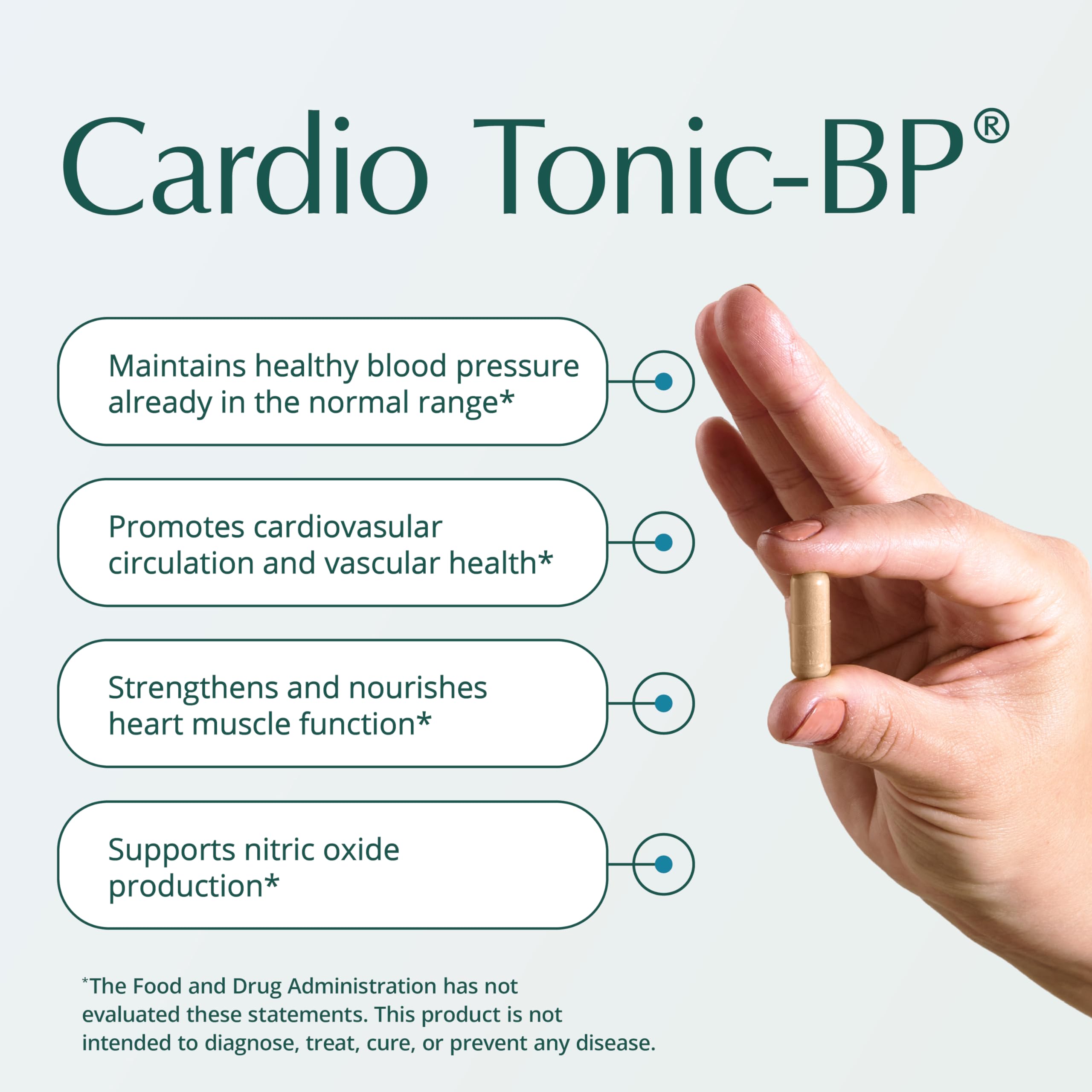Natura Health Products Cardio Tonic-BP 90 Capsules side view