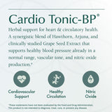 Natura Health Products Cardio Tonic-BP capsules in a hand