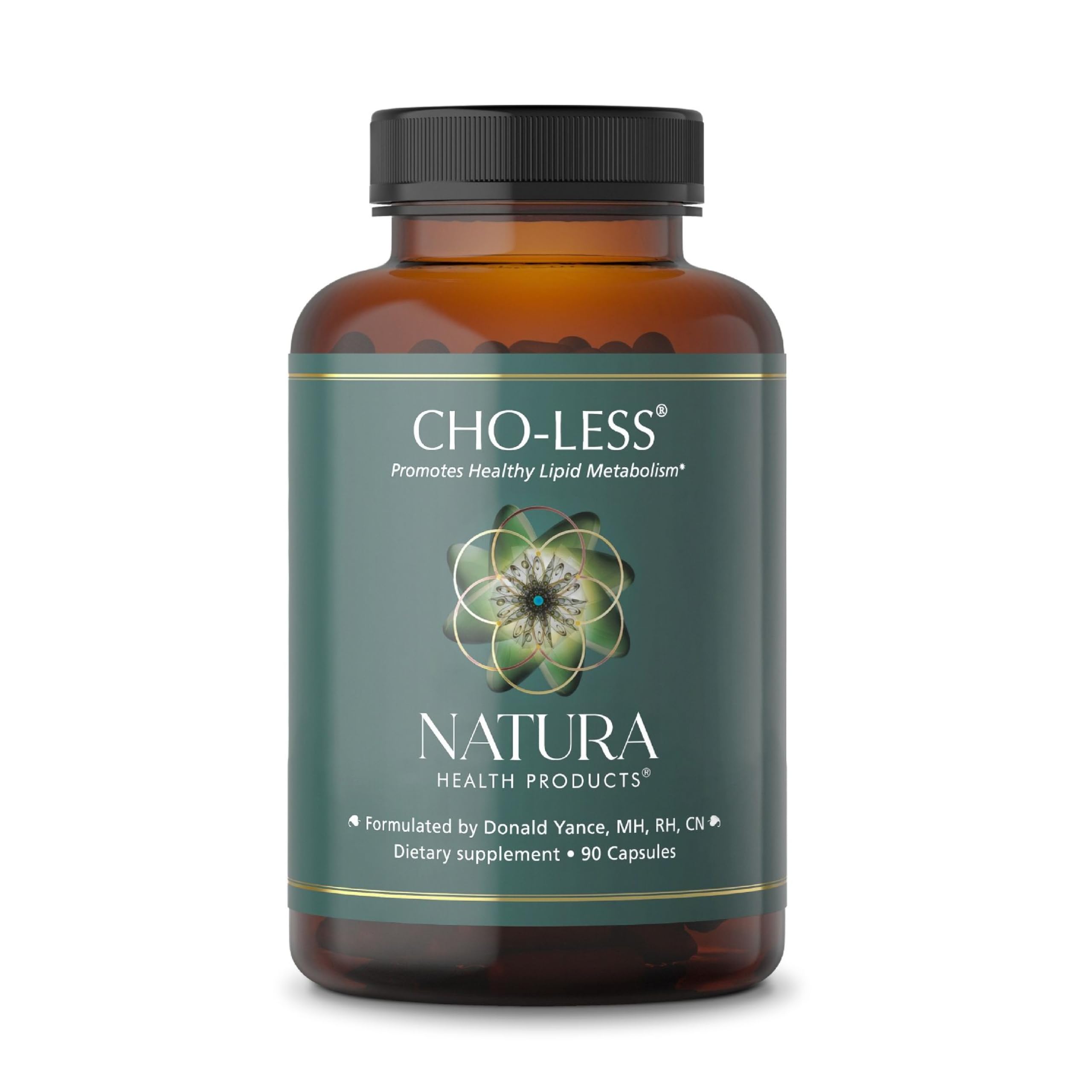 Natura Health Products Cho-Less Red Yeast Rice 120 Capsules front view
