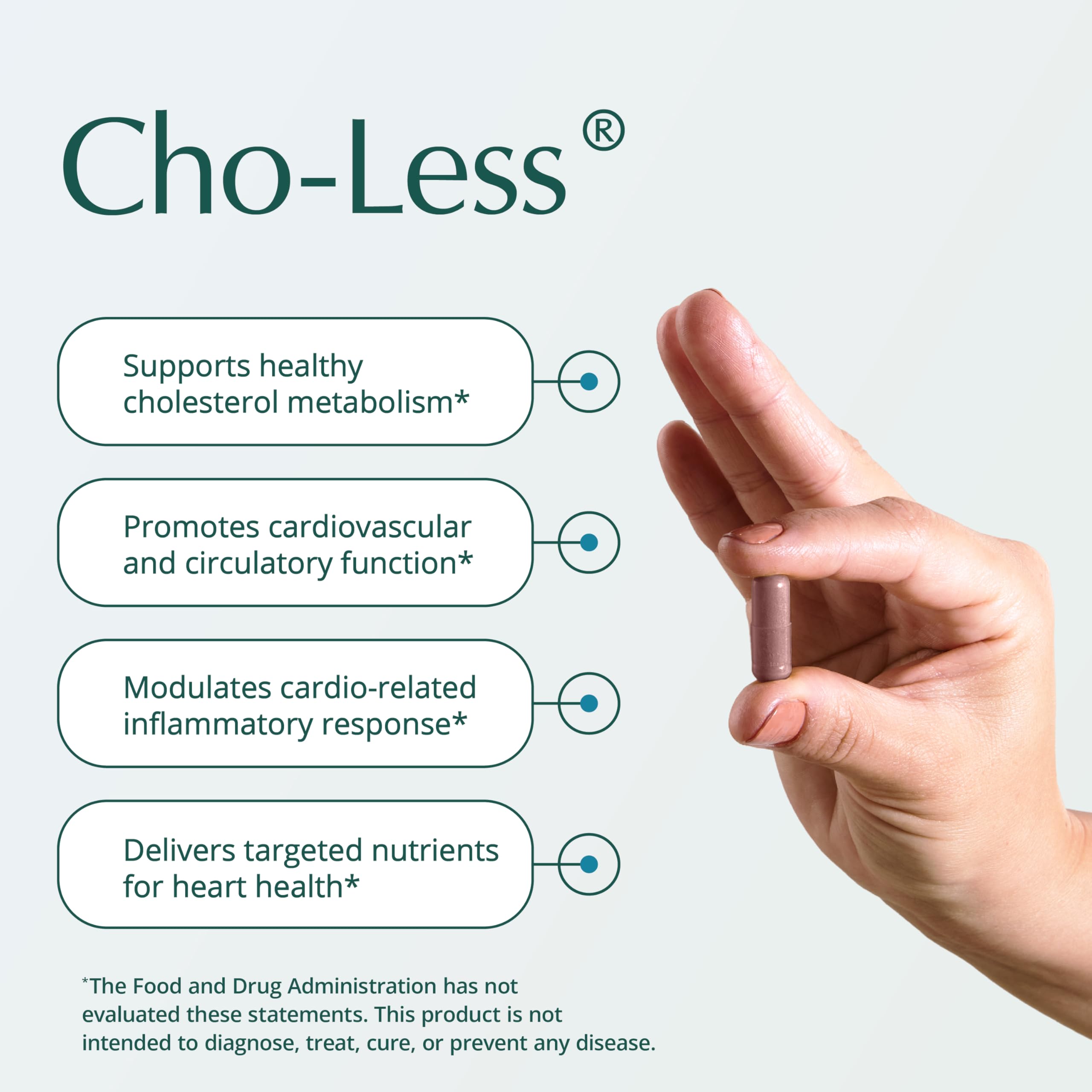 Natura Health Products Cho-Less Red Yeast Rice 120 Capsules side view