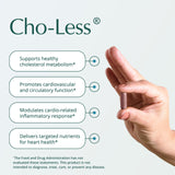 Natura Health Products Cho-Less Red Yeast Rice 120 Capsules side view