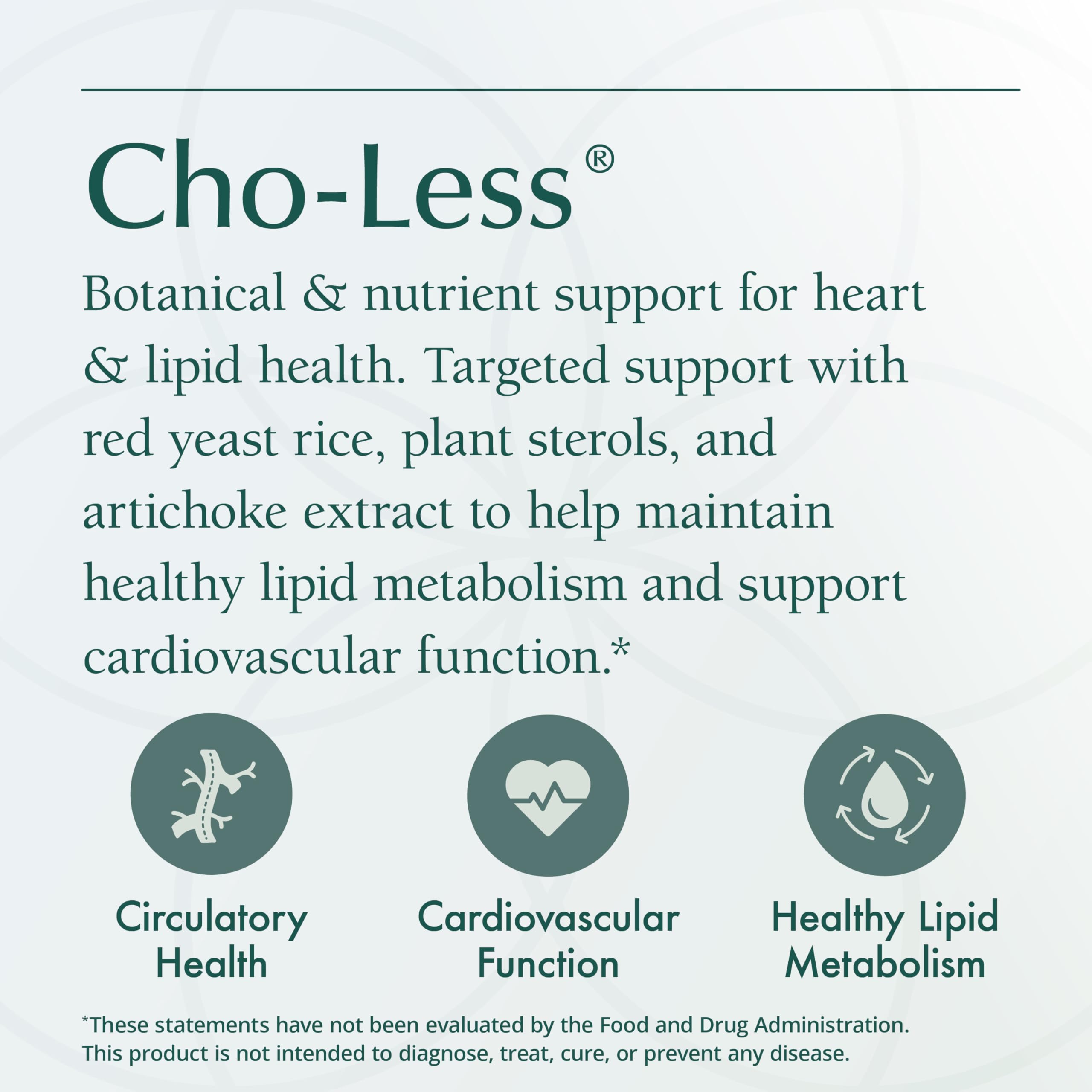 Natura Health Products Cho-Less Red Yeast Rice packaging details