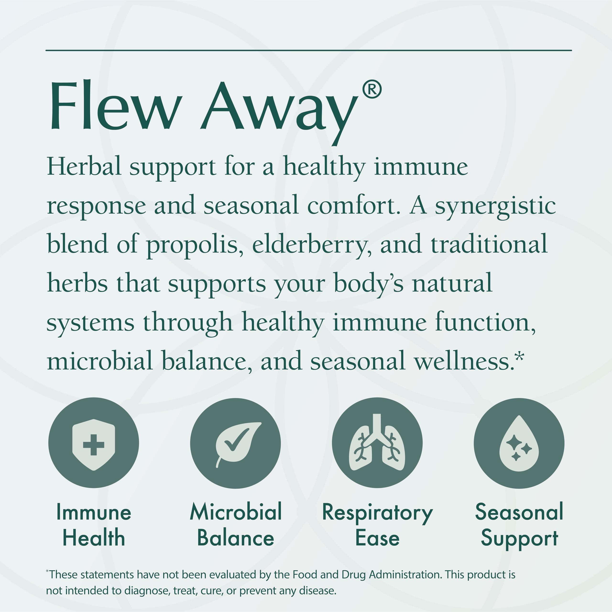 Natura Health Products Flew Away Elderberry Capsules bottle with cap open