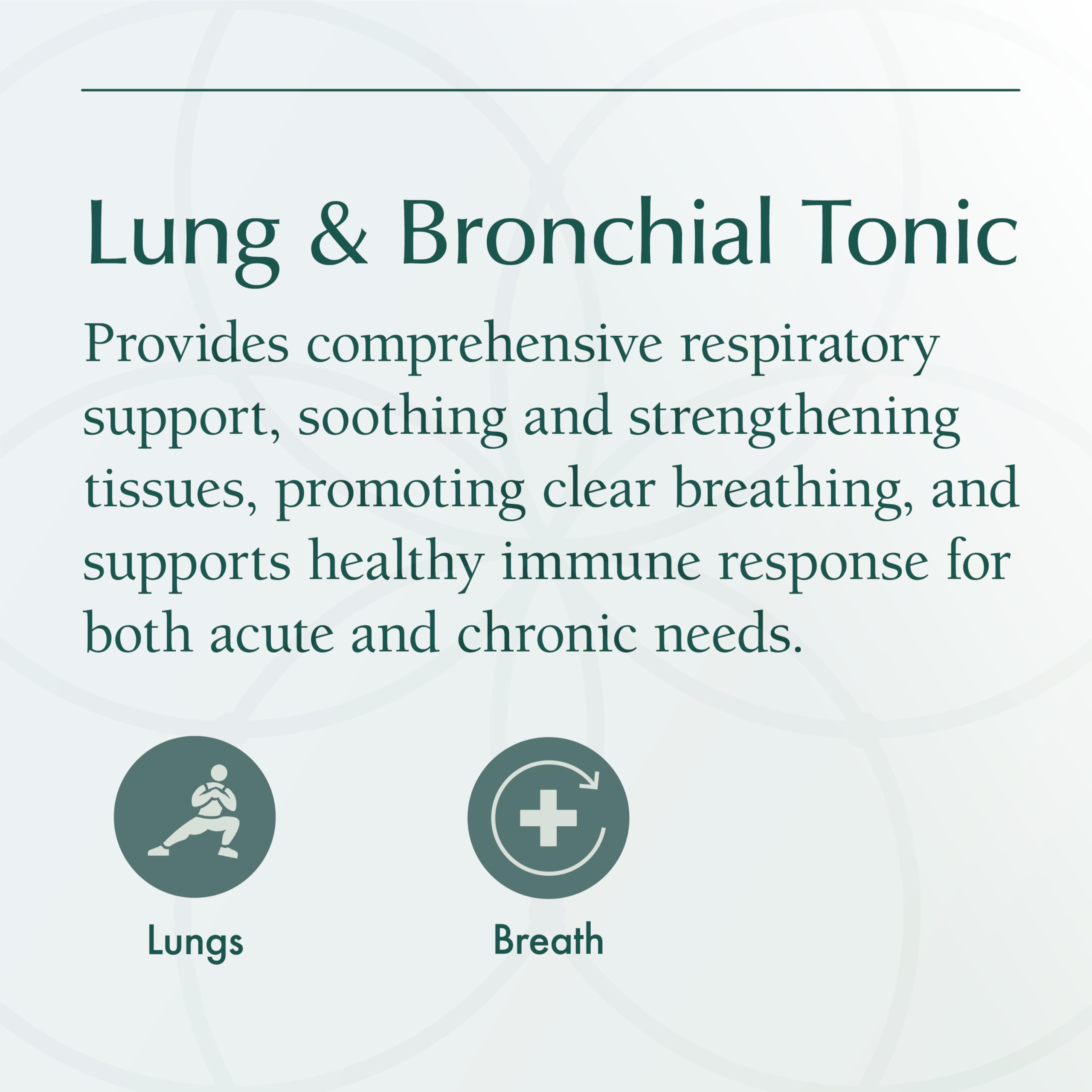 Natura Health Products Lung & Bronchial Tonic on wooden table