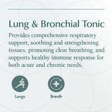 Natura Health Products Lung & Bronchial Tonic on wooden table