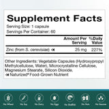 Natura Health Products Naturized Zinc ingredients list