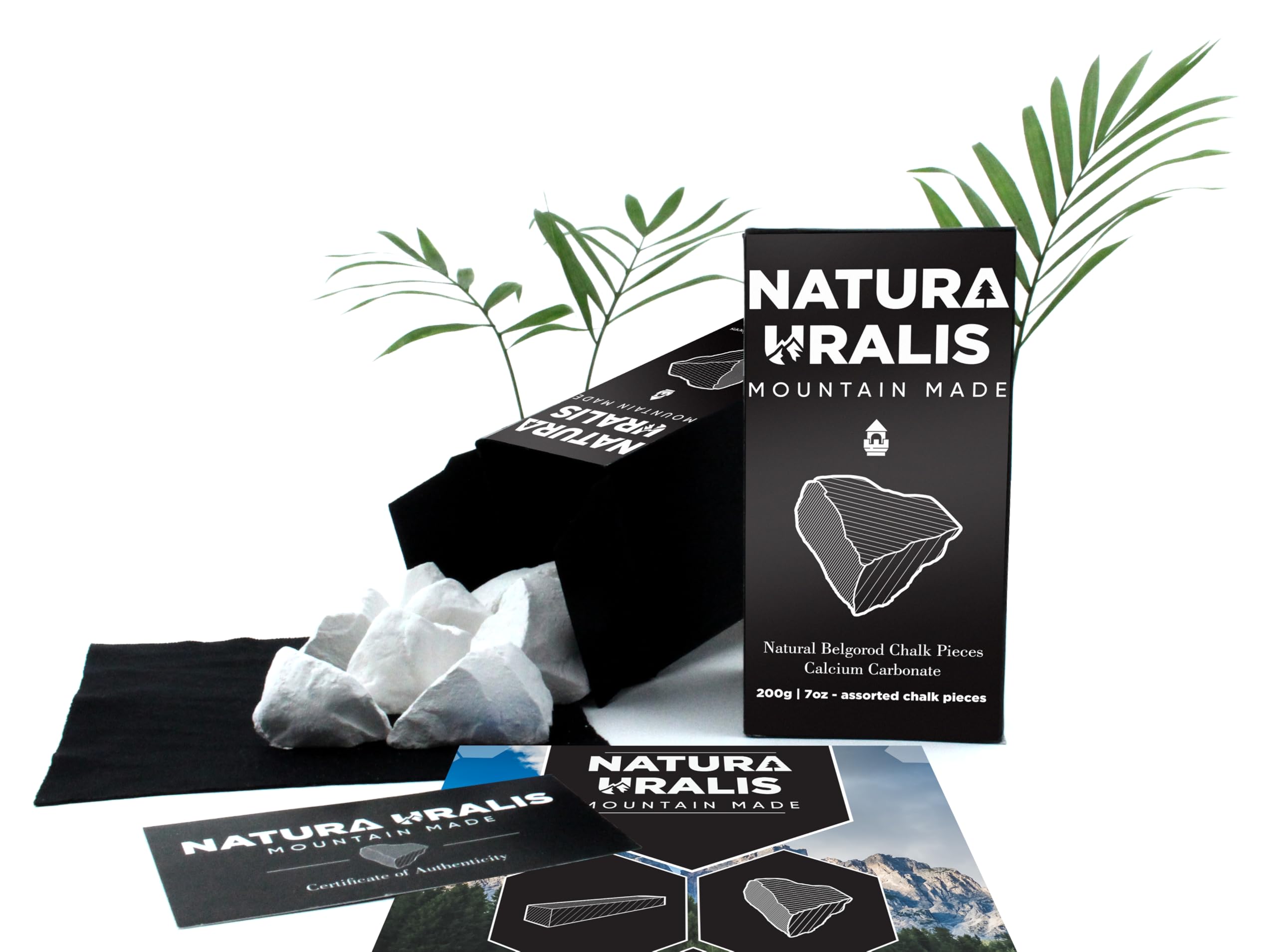 Natura Uralis Belgorod Chalk 200g texture close-up
