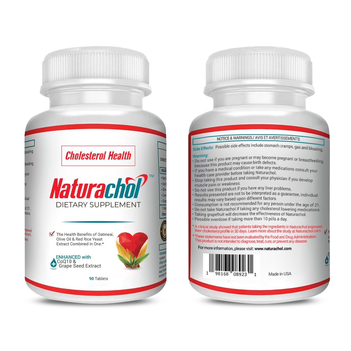 Naturachol Advanced Cholesterol Support Formula ingredients list