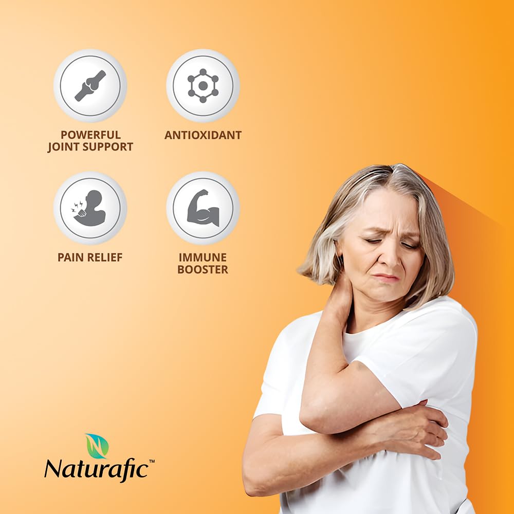 Naturafic Turmeric Curcumin Capsules 500mg close-up of capsules