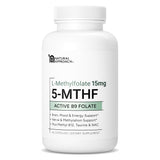Natural Approach B9 (Folic Acid) 15mg L-Methylfolate capsules front view