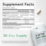 Natural Approach Vitamin B9 15mg supplement ingredients list