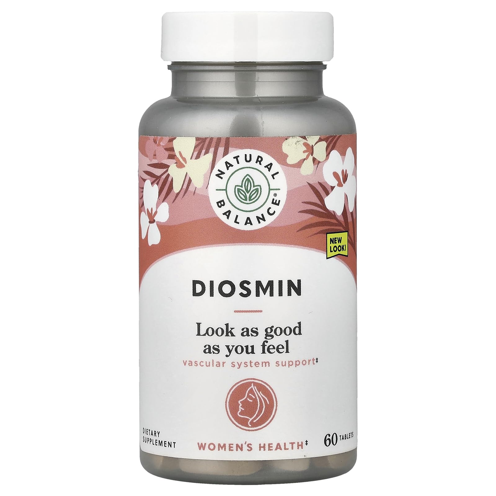 Natural Balance Diosmin Hesperidin 500mg supplement tablet front view