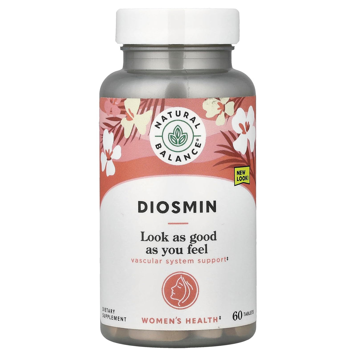 Natural Balance Diosmin Hesperidin 500mg supplement tablet front view