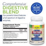 Natural Balance Multi-Enzymes 100g back view with ingredient details