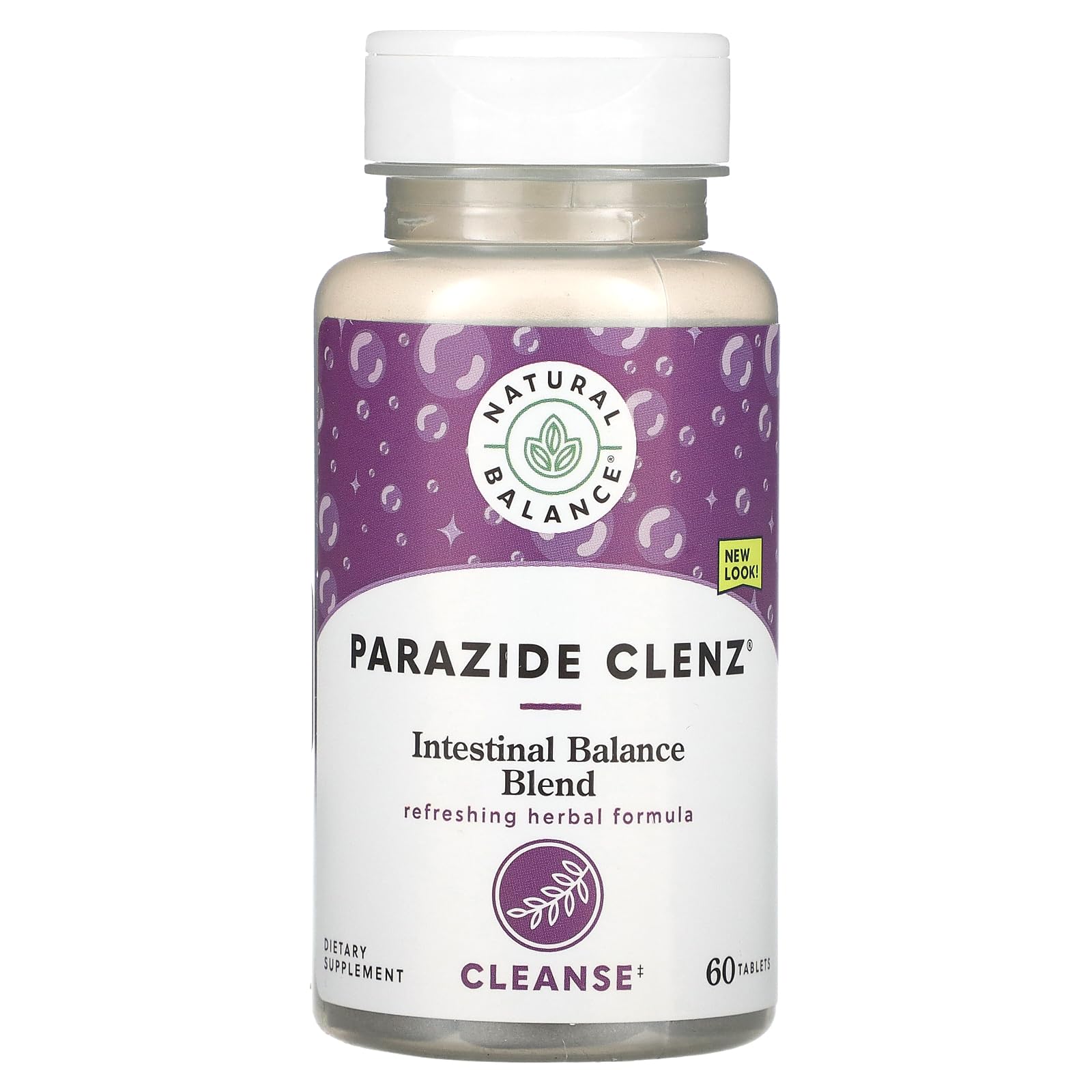 Natural Balance Parazide Clenz 60 capsules front view