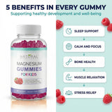 Natural BioScience Kids Magnesium Gummies side view showing gummies