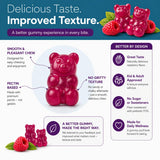 Natural BioScience Magnesium Gummies in a bowl